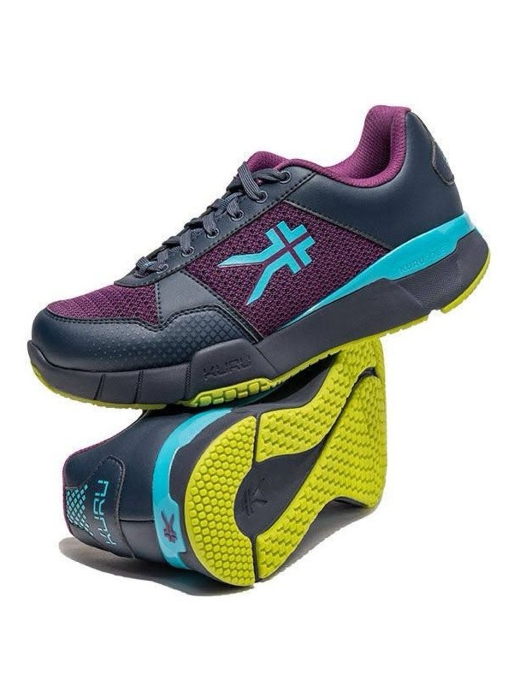 Kuru Pink & Black Quantam Sneakers - Picture 9 of 10